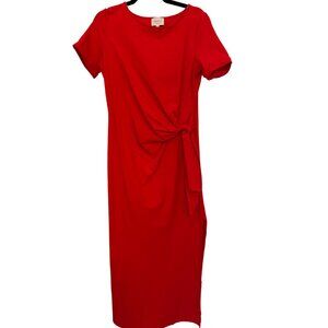 Sezan Pippa Dress - Coral Red - Size Medium